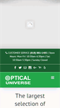 Mobile Screenshot of opticaluniverse.com